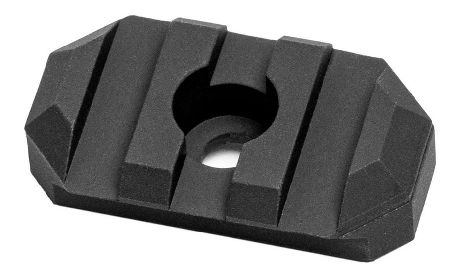 Grovtec Rail Section M-LOK 1.3in 3 Slot Aluminum Black view 2