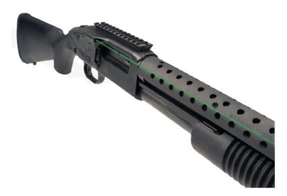 Crimson Trace LaserSaddle for Mossberg Models 500 590 590A1 Shockwave Green view 2