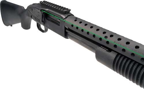 Crimson Trace LaserSaddle for Mossberg Models 500 590 590A1 Shockwave Green view 3