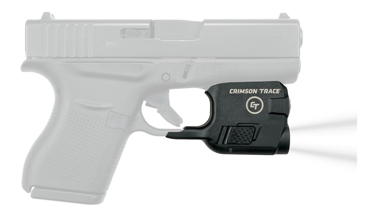 Crimson Trace 0182901 Lightguard Polymer Compatible w/Glock 42/43/43X/48, 1
