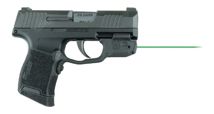 Crimson Trace 0181601 Laserguard Fits Sig P365/P365XL/P365SAS, Green Black view 2