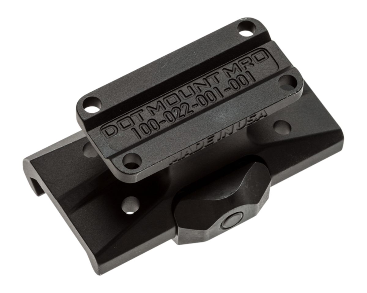 Reptilia 100022 Dot Mount Black Anodized Lower 1/3 Co-Witness view 2