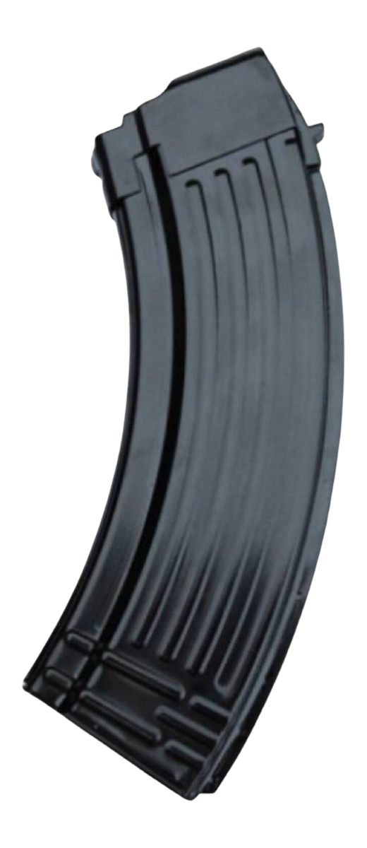 Global Ordnance 850003223087 30rd Fully Ribbed 7.62x39mm Fits AK-47 Black S