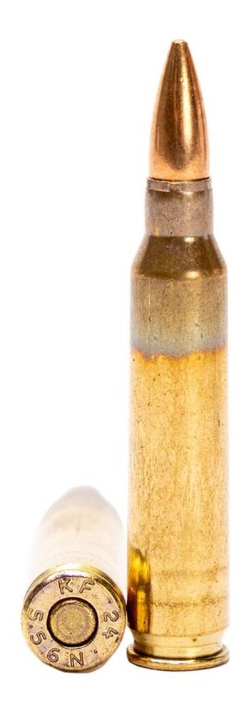 Global Ordnance M193 Rifle Ammunition 5.56x45mm 55gr FMJ 3162 fps 20/ct view 3