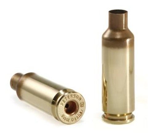 Peterson Cartridge Unprimed Rifle Brass 6mm Dasher - 500/ct