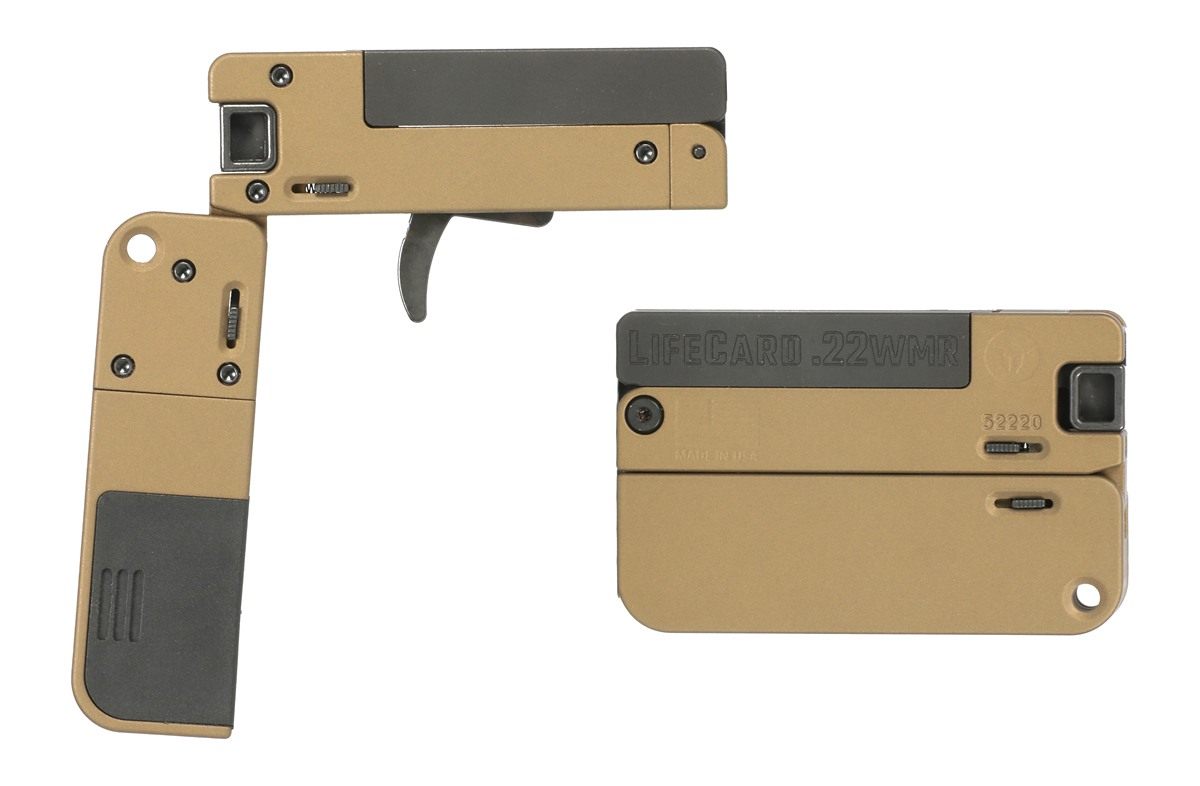 Trailblazer Firearms Lifecard 22WMR Single Shot Burnt Bronze