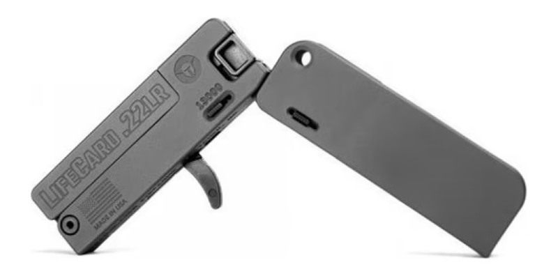 Trailblazer Firearms LifeCard .22LR Single Action Handgun Sniper Grey