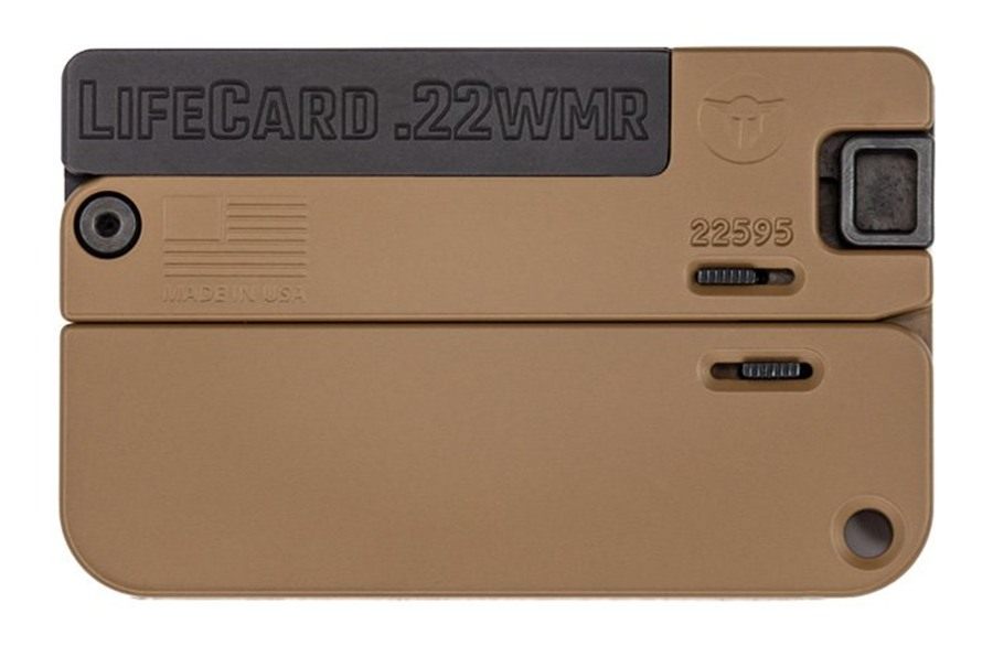 TRAILBLAZER FIREARMS LIFECARD 22WMR PISTOL BARRETT BROWN ALUMINUM