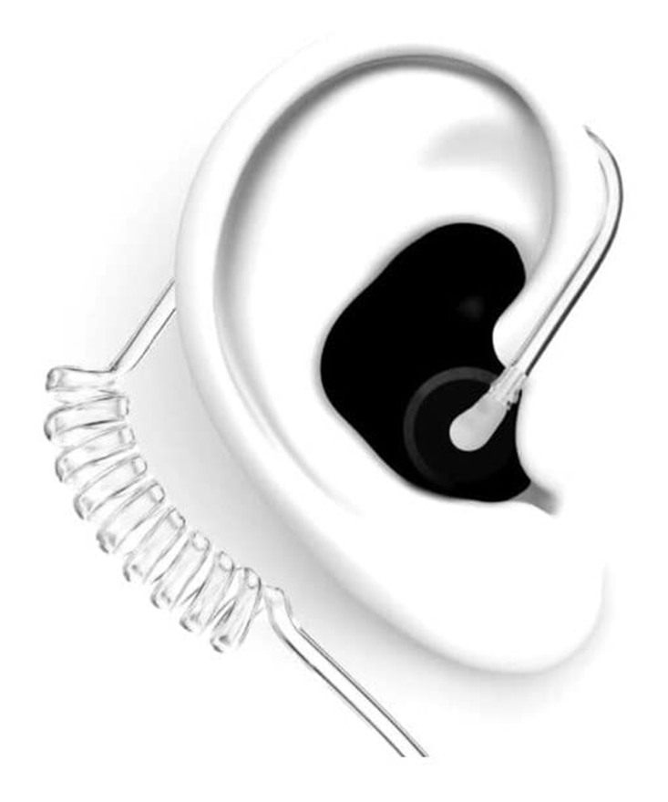 Decibullz Custom Molded Surveillance Earpieces +Isolation view 2
