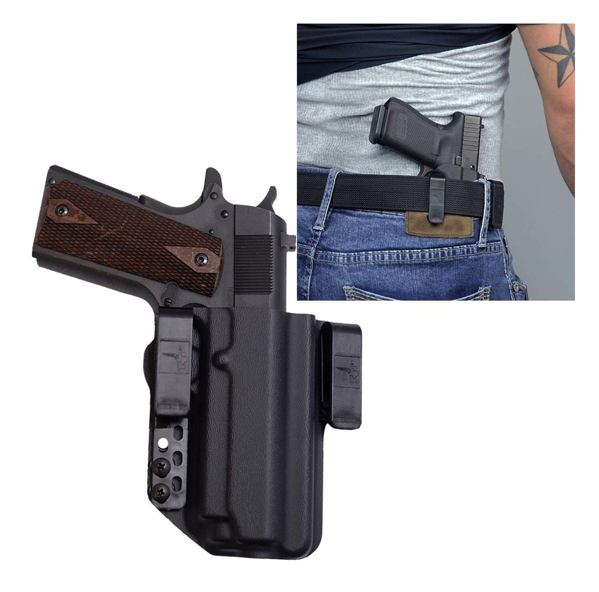 Bravo Concealment 1911 Remington R1 4.25in (Rail) .45acp IWB Torsion Gun Ho