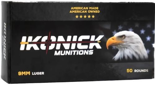 IKONICK USA 9MM 147GR FMJ SUBSONIC 50RD 20BX/CS