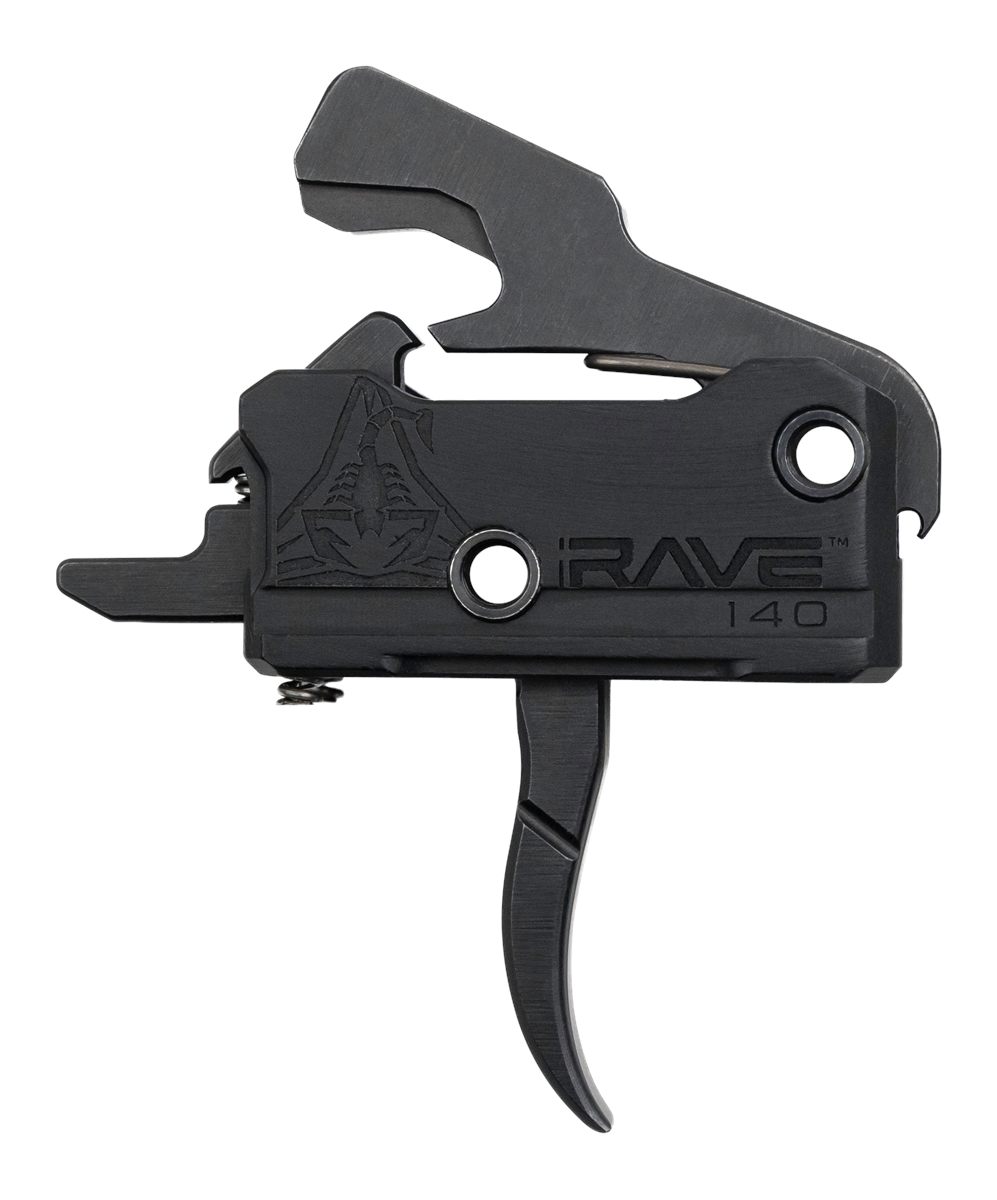 Rise Armament T017BLK RA-140 Super Sporting Single-Stage Curved Trigger wit