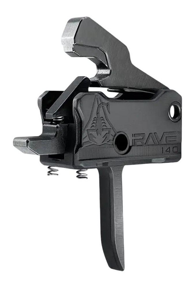 Rise Armament T017FBLK RA-140 Super Sporting Black Hardcoat Anodized Flat T view 2