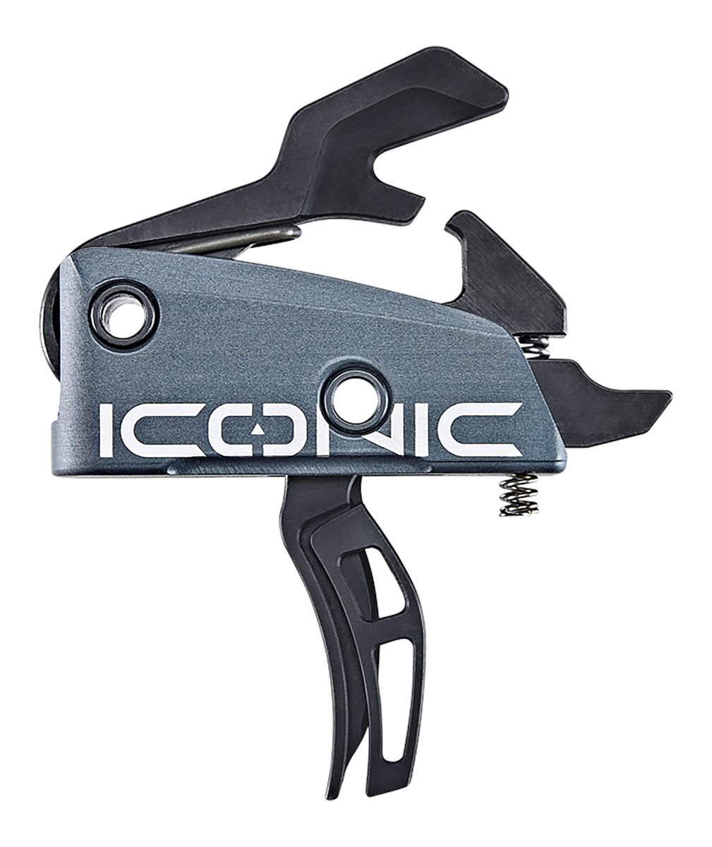 Rise Armament T22GRY Iconic Two-Stage Curved Trigger with 2 lbs Draw Weight