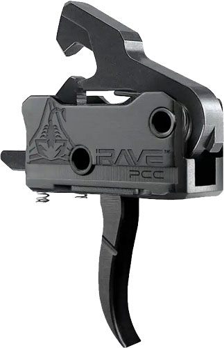Rise Armament T017PCCBLK Rave Pistol Caliber Carbine Single-Stage Curved Tr view 3