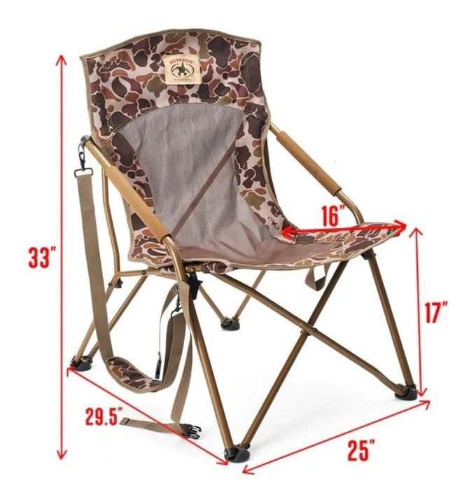 AdvenTec dba Rig Em Outdoors Camphunter Chair Gore Optifade Marsh