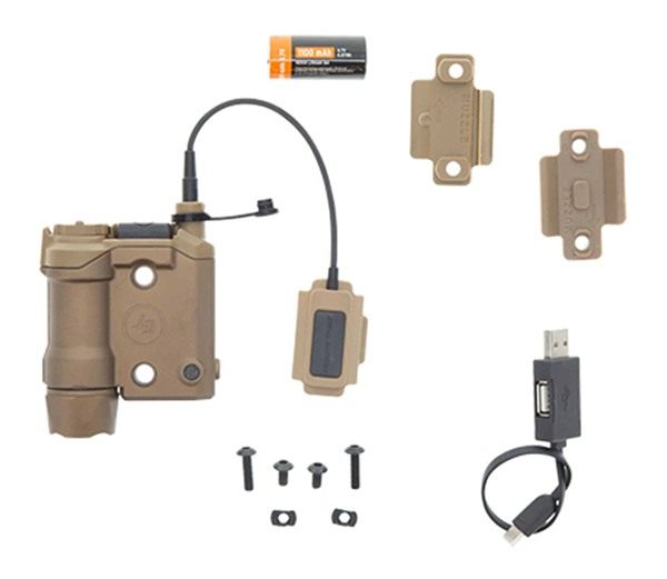 Crimson Trace 0100410 Rail Master Pro Tan Green Laser/White Light 5mW/1000 view 4