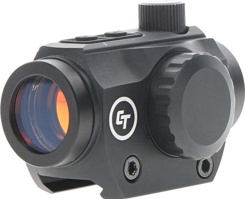 Crimson Trace 0102030 CTS-25 Matte Black 1x20mm 4 MOA Red Dot Reticle, Pica view 3