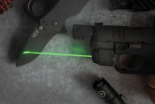 Crimson Trace 0101820 Laserguard Springfield Hellcat, Green Black Polymer view 5