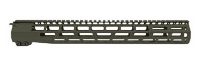 Grey Ghost Precision GGP AR15 15in MLOK Handguard OLV Drab