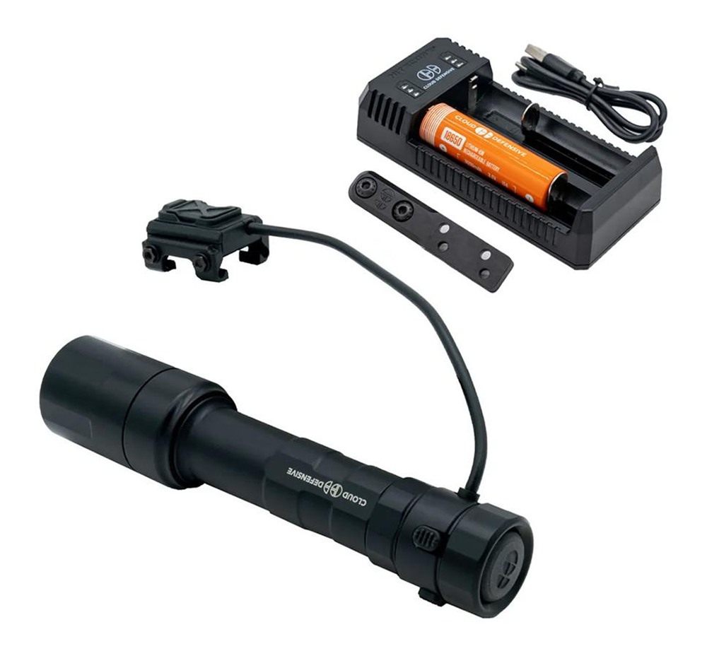Cloud Defensive Rein Rifle Weapon Light 1250 Lumen Black
