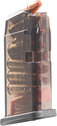 Elite Tactical Systems Group ETS SMKGLK26 Pistol Mags 10rd Standard 9mm Lug view 2