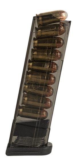 Elite Tactical Systems Group ETS Magazine FOR GLOCK 380ACP 9RD Carbon Smoke