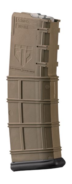 Elite Tactical Systems Group AR-15 Rifle Magazine FDE Nylon .223/5.56 BLK 3