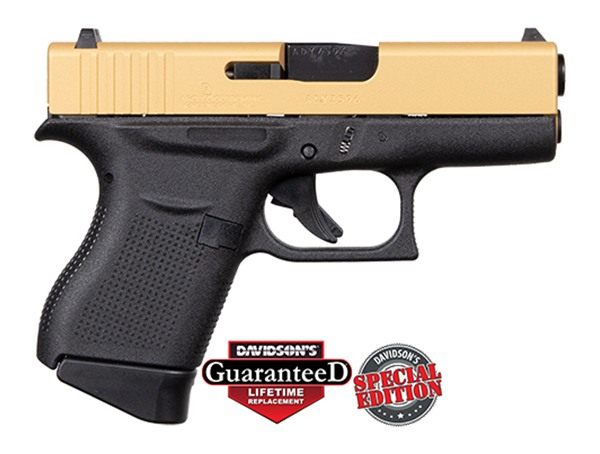 Apollo Custom|Glock GLK 43 9MM 6RD Gold Slide