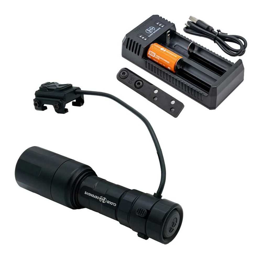 Cloud Defensive Rein Micro Rifle Weapon Light 1000 Lumen Black