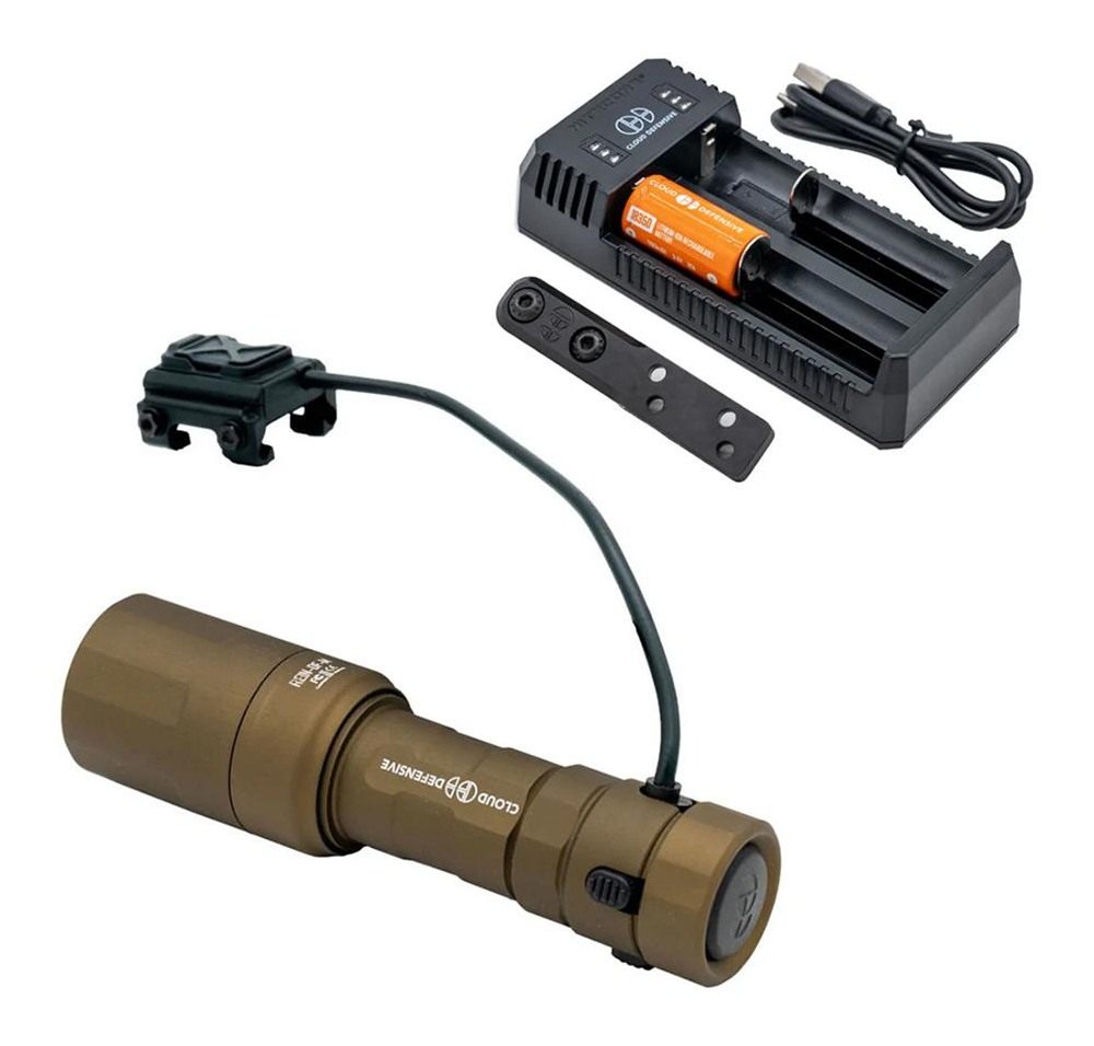 Cloud Defensive Rein Micro Rifle Weapon Light 1000 Lumen FDE