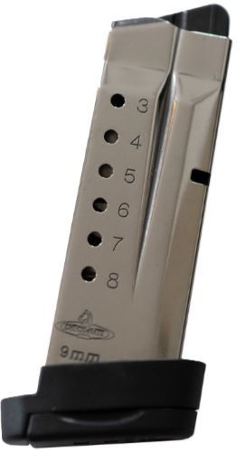 Check Mate S W Shield Compatible Handgun Magazine Stainless Steel 9mm Luger