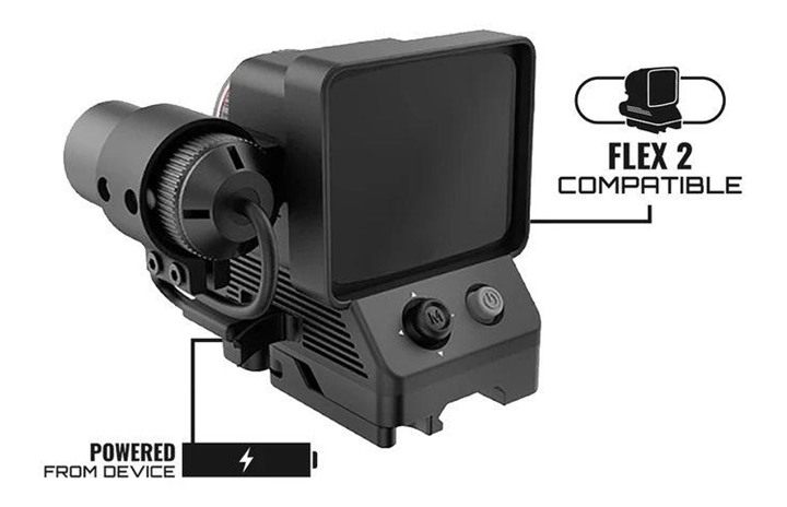 X Vision Optics 203912: Thermal Reflex 2 Ancillary Laser Rangefinder R0 view 3