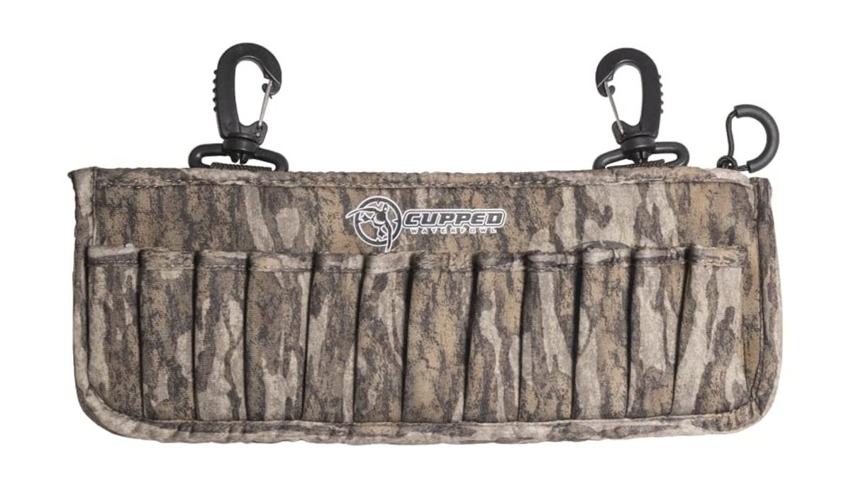 Cupped Waterfowl Shotgun Shell Pack, Neoprene 24 Holder with Clips for Wade view 2