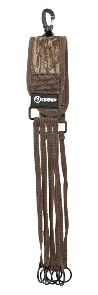 Cupped Waterfowl Metal Loop Duck Strap, Non-Slip Ring Carrier with 8 Powder view 3