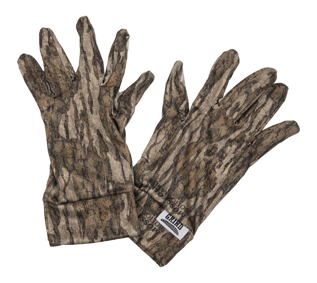 THE Grind MO Bottomland Camo Turkey Gloves, Lightweight Touchscreen Compati