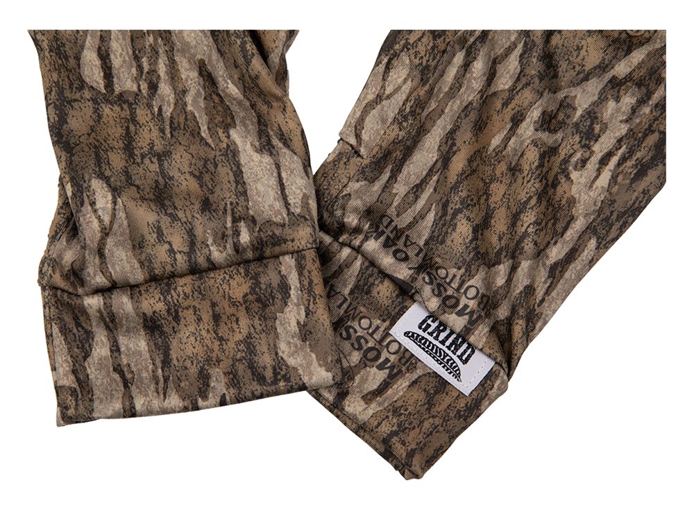 THE Grind MO Bottomland Camo Turkey Gloves, Lightweight Touchscreen Compati view 3