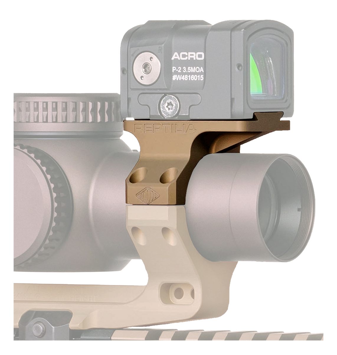 Reptilia ROF-90 Red Dot Mount for Aimpoint Acro P1/P2 and Steiner MPS 34mm