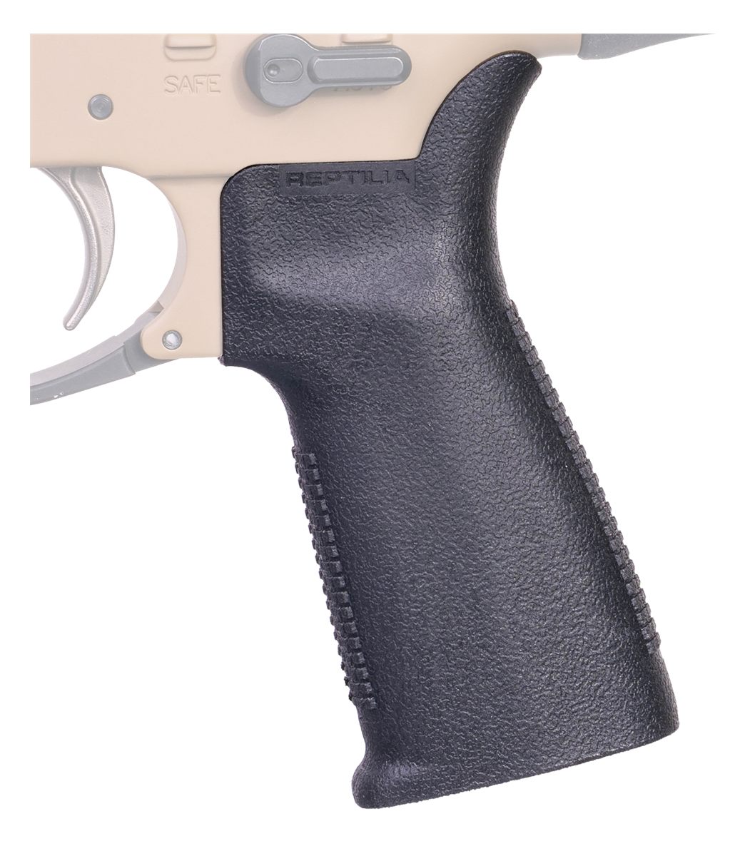 Reptilia 100133 CQG Grip Black Nylon Fits AR15/AR10/SR25/MCX/FN Scar 16/17