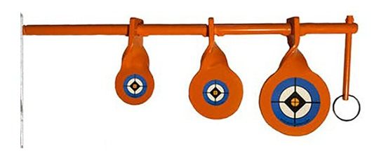 Do All Outdoors Triple Tree Spinner Steel Shooting Target for .22 Caliber view 2