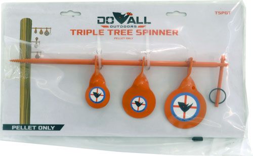 Do All Outdoors Triple Tree Spinner Steel Pellet Shooting Target for .177 C view 2