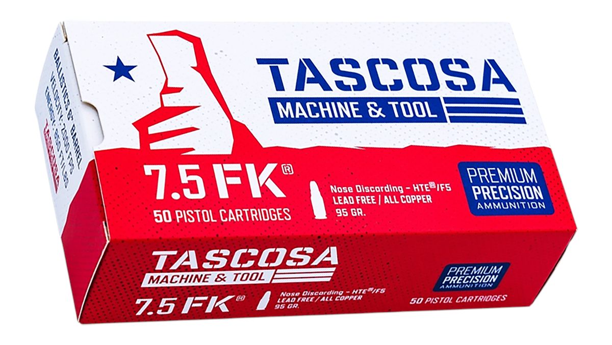 FK Brno Tascosa Ammunition TMTAMMOF5 7.5FK 95gr Hollow Point 50 Per Box/12