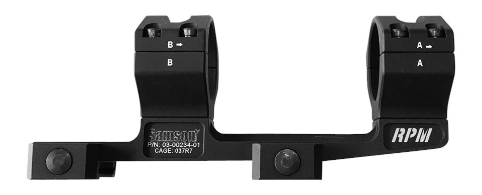 Samson Manufacturing 030023401 RPM Scope Mount/Ring Combo Matte Black 30mm
