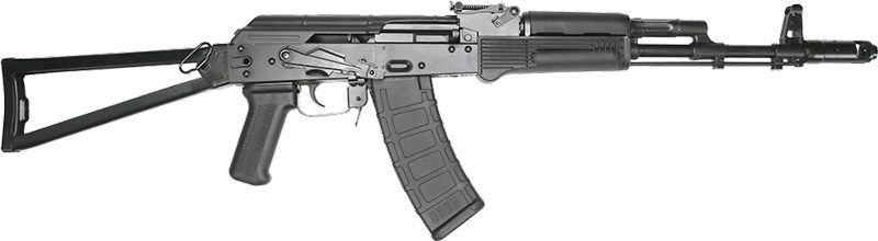 Riley Defense Inc RAK102SF RAK Classical 7.62x39mm 30+1 16.25" 4150 Nitride Barrel, Mil-Spec Stamped Steel Receiver, Polymer Upper & Lower Handguards, Side Folding Black Metal Stock, Polymer Grip view 2
