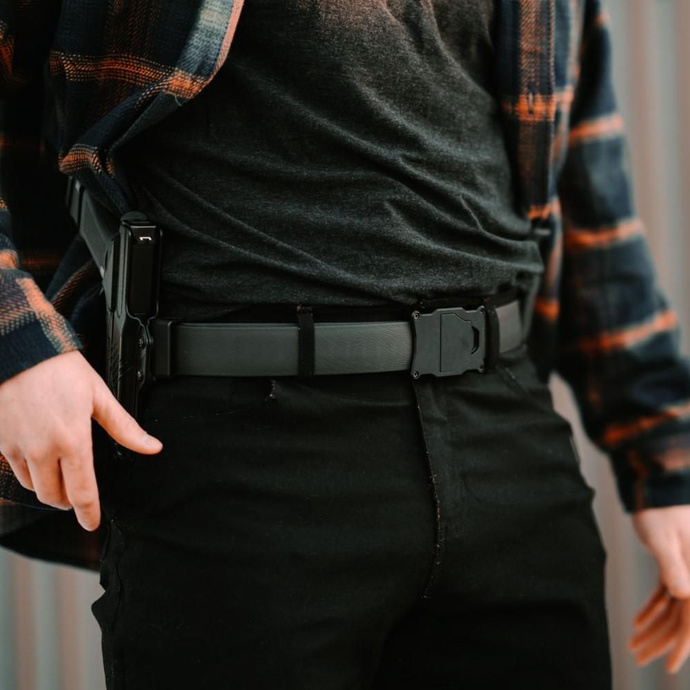 Shield Arms APOBLKREGBUCBLKST Apogee Black One Size 1.50in Wide Buckle Clos