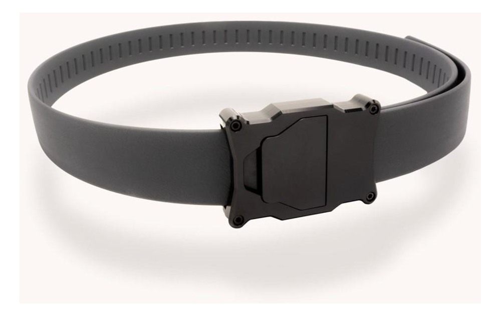 Shield Arms Apogee Belt Black and Grey Buckle view 2