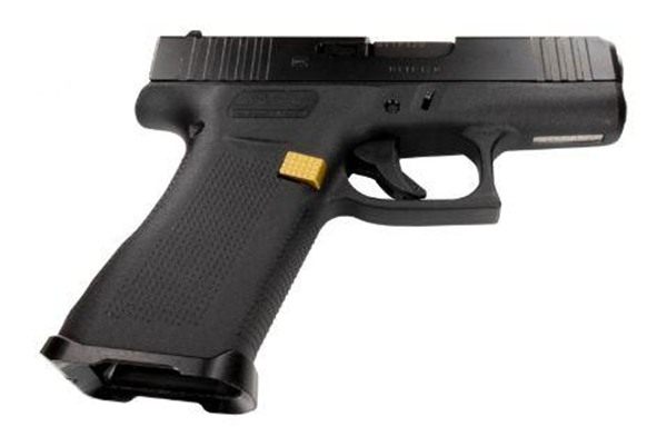 Shield Arms Handgun Magazine Catch Release for Glock 43X/48 Gold