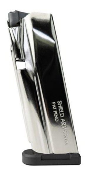 Shield Arms S15 Gen 3 Handgun Magazine Electroless Nickel 9mm Luger 15/rd