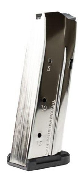 Shield Arms S15 Gen 3 Handgun Magazine Electroless Nickel 9mm Luger 15/rd view 2