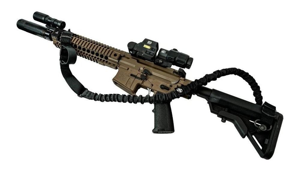 Shield Arms SGPSLNGBLK Partisan Black Nylon Adjustable Tactical Rifle Sling view 2